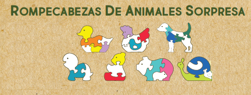 ROMPECABEZAS DE ANIMALES SORPRESA - KT