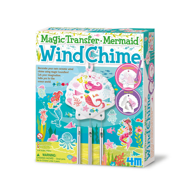 KIDZ LABS Magic Transfer Mermaid Wind Chime