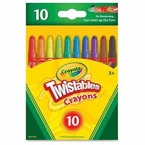 CRAYOLA Crayolas Twistables 10 Colores Ref. 7158
