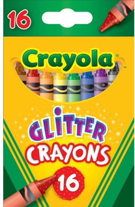 CRAYOLA Crayolas Con Glitter 16 Colores Ref. 7168
